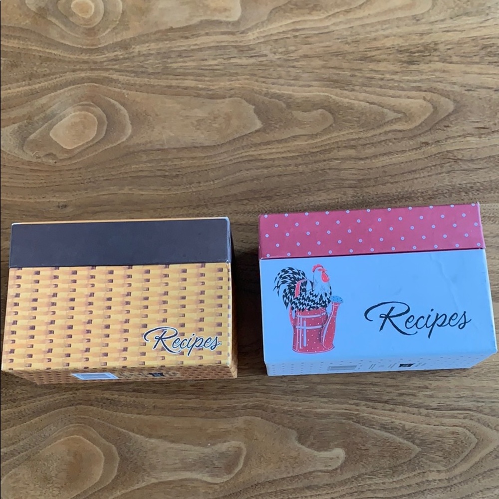 2 Recipe Boxes